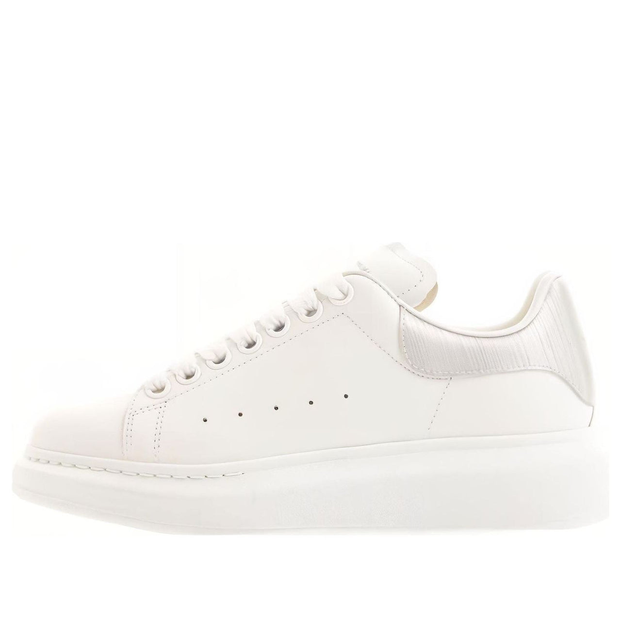 (WMNS) Alexander McQueen Oversized Sneakers 'Silver White' 781742WIEE99071