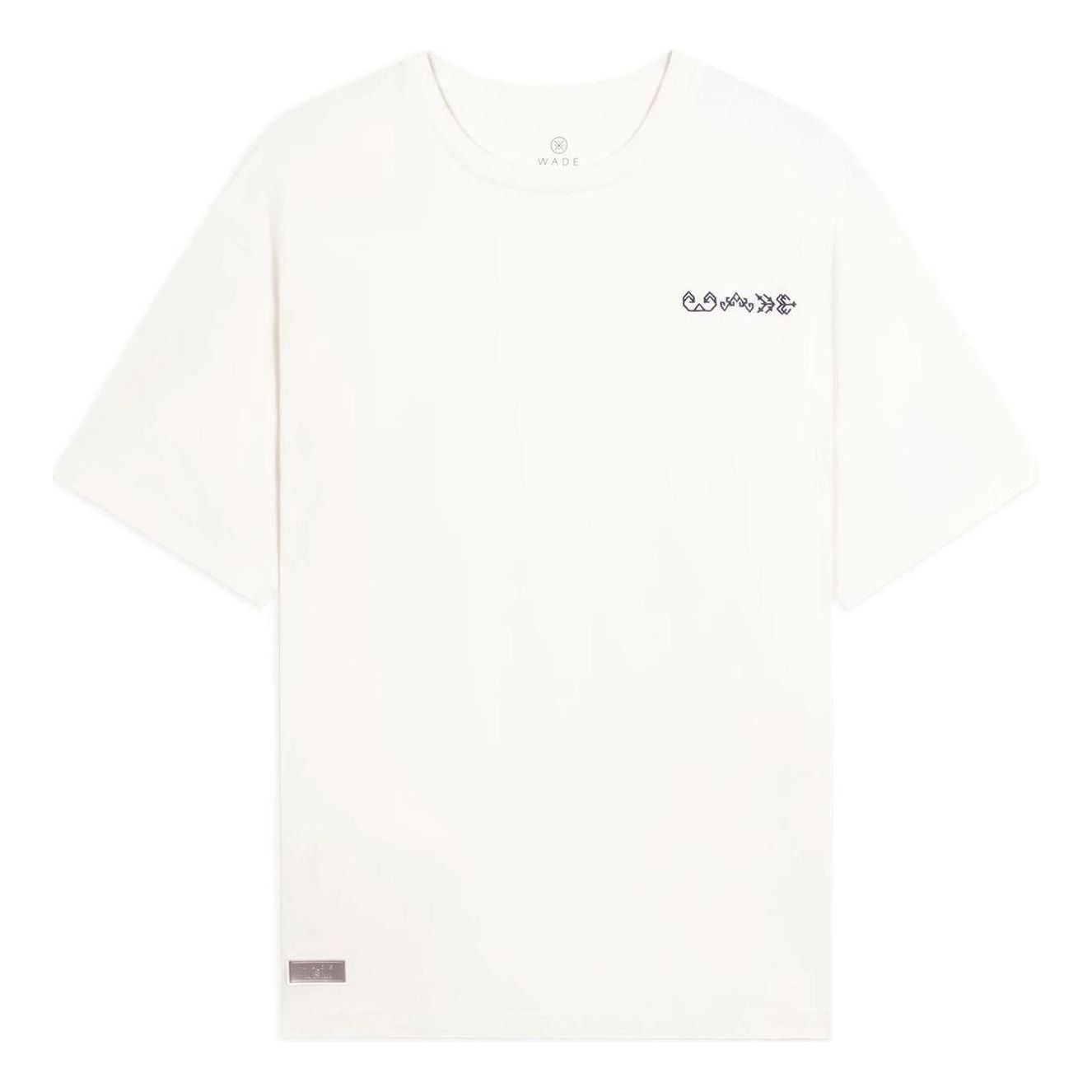 Li-Ning Way Of Wade Small Graphic T-shirt 'Creamy White' AHSS805-3