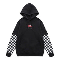 Vans Colorblock Checkerboard Hoodie 'Black' VN0A7Q13BLK
