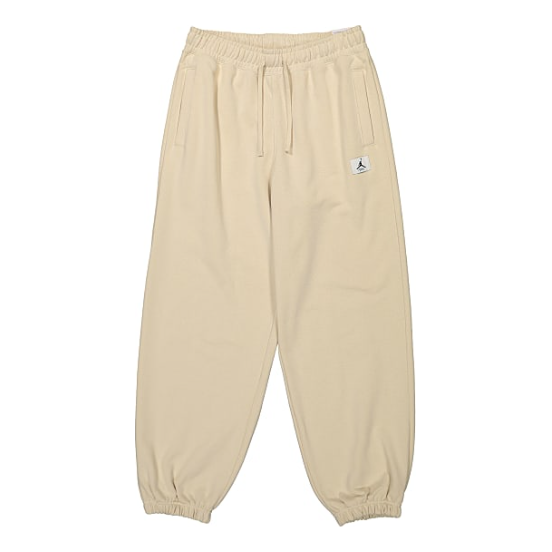 (WMNS) Air Jordan Flight Fleece Trousers 'Beach' DQ4607-234