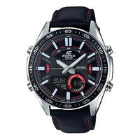 CASIO EDIFICE Mens Black Analog/Digital Combo EFV-C100L-1AV