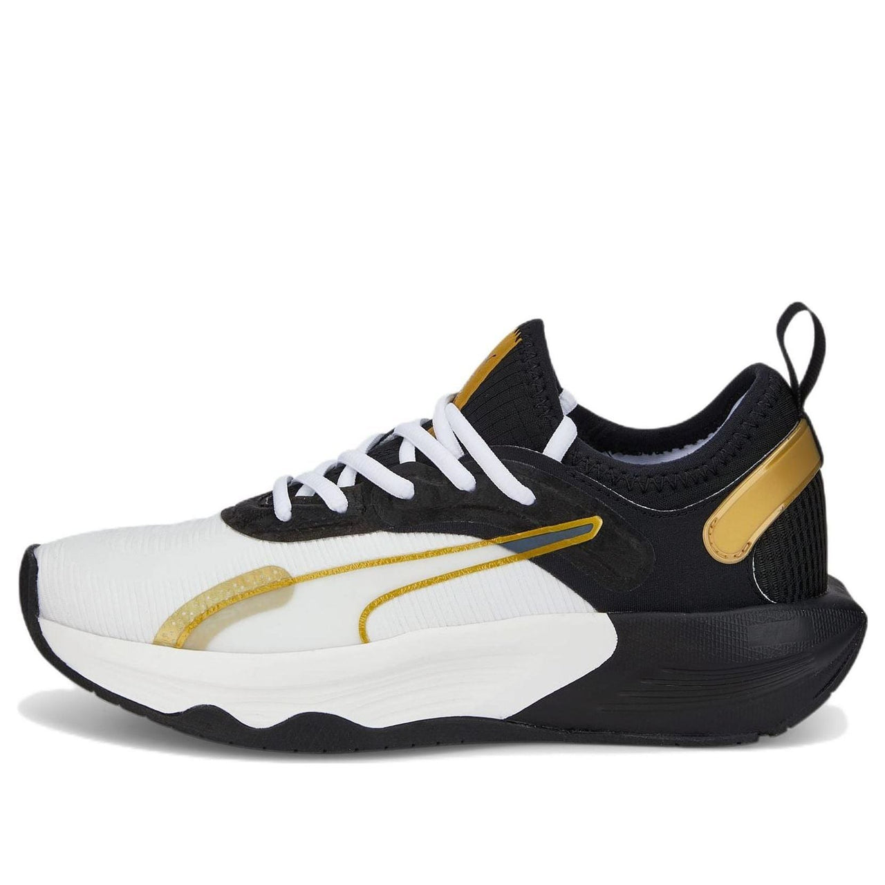 (WMNS) PUMA PWR XX Nitro 'White Black Gold' 376969-04