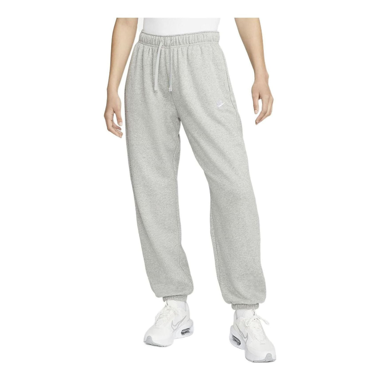 (WMNS) Nike Sportswear Club Oversized Fleece Sweatpants 'Grey' DQ5801-063
