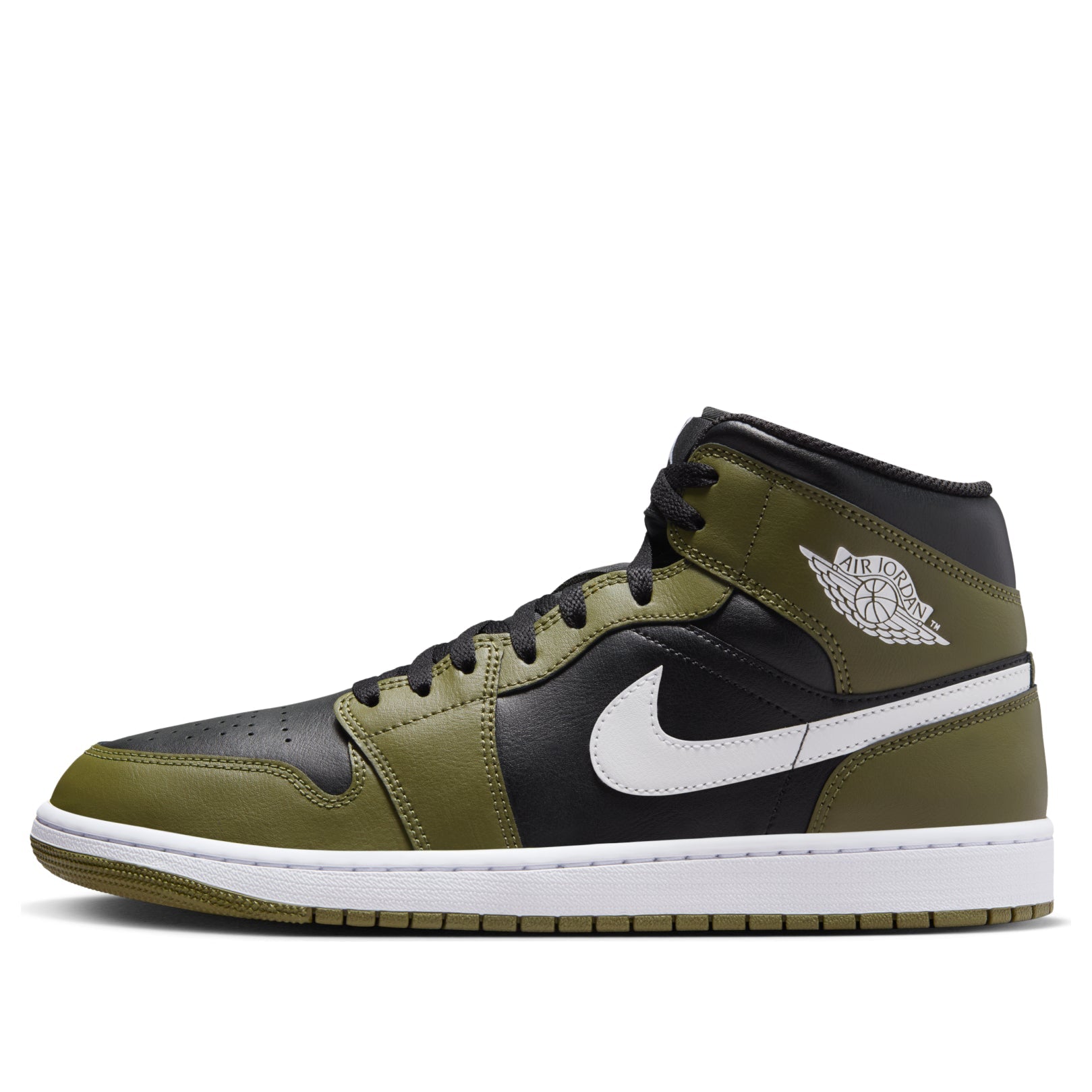 Air Jordan 1 Mid 'Black Medium Olive' DQ8426-092