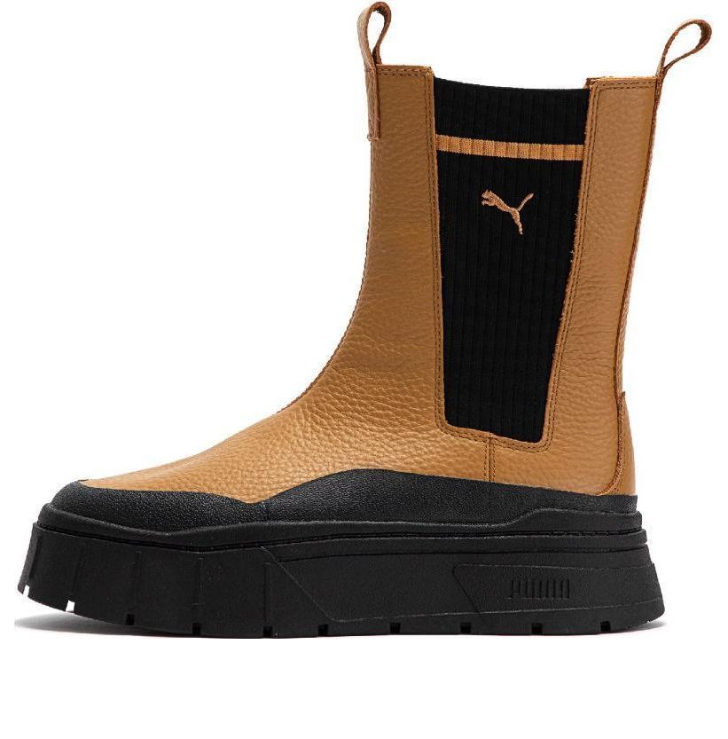 (WMNS) PUMA Mayze Stack Chelsea Boot 'Desert Tan' 386742-01