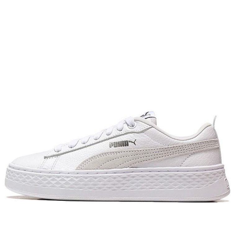 (WMNS) PUMA Smash Platform Low 'White' 366487-06