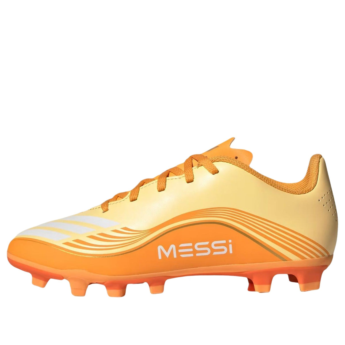(GS) adidas F50 Club FG/MG Messi Hora Dorada Pack 'Ice Tangerine Gold Metallic Pure Tangerine' JQ0951