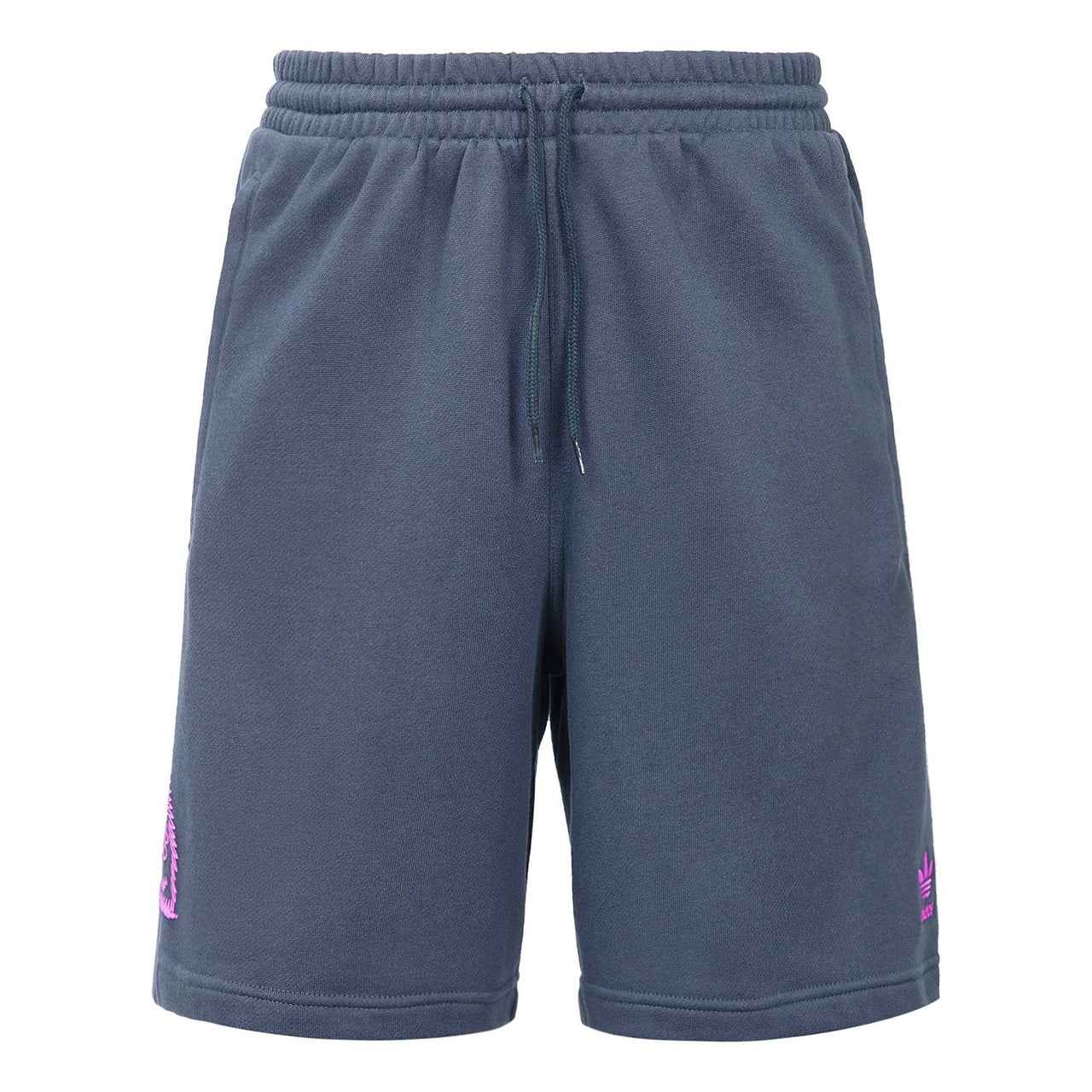 adidas originals Kevin Lyons Shr Solid Color Cartoon Pattern Athleisure Casual Sports Straight Shorts Navy Blue HC7115