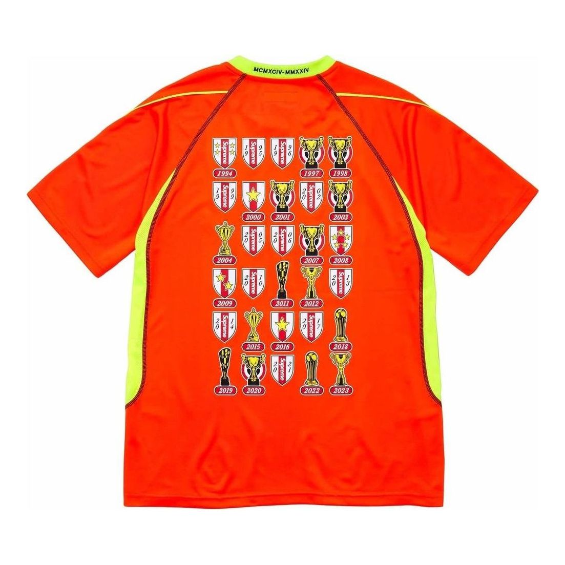 Supreme Jacquard Soccer Jersey 'Orange Yellow' SUP-SS24-293