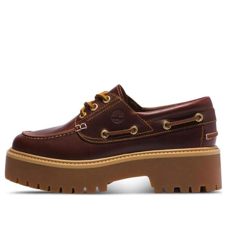 (WMNS) Timberland Premium Boat Shoes 'Brown' A2QDMW