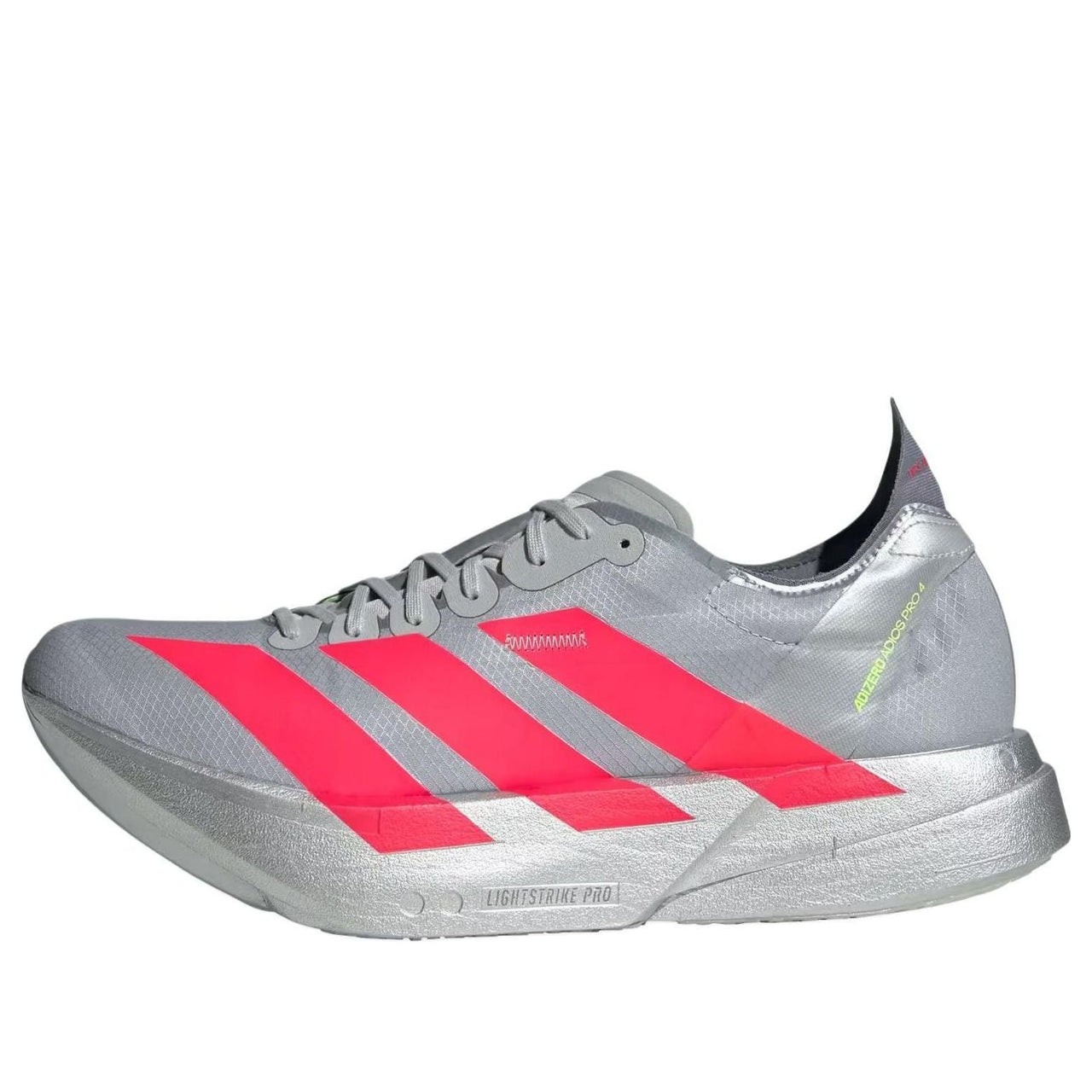 adidas Adizero Adios Pro 4 'Silver Metallic Lucid Red' JR6372