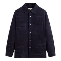 KITH Overdyed Patchwork Jaydin Buttondown 'Ink' KHM031906-432