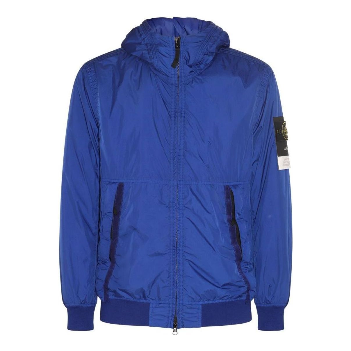 STONE ISLAND Logo Patch Hooded Track Jacket 'Blue' 791540823-V0022