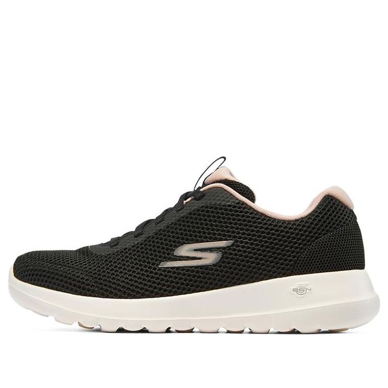 (WMNS) Skechers Go Walk Joy 'Black Pink' 124707-BKPK