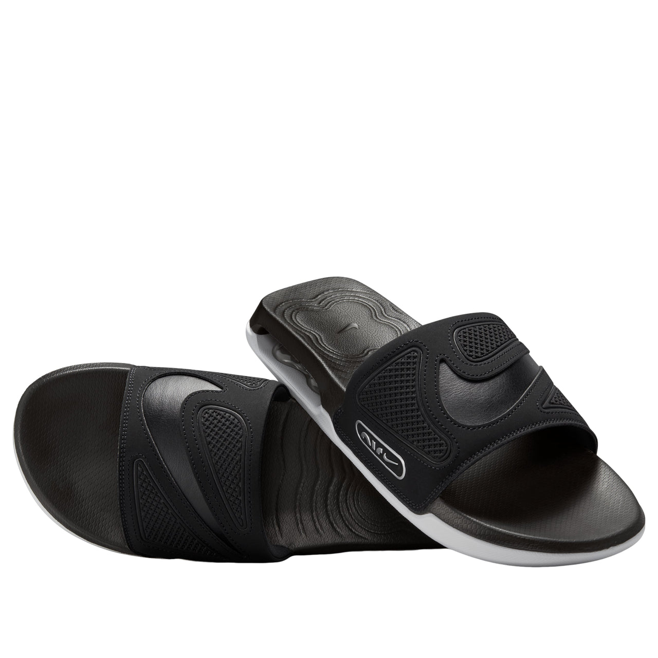 Nike Air Max Cirro Slide 'Black Metallic Silver' DC1460-004