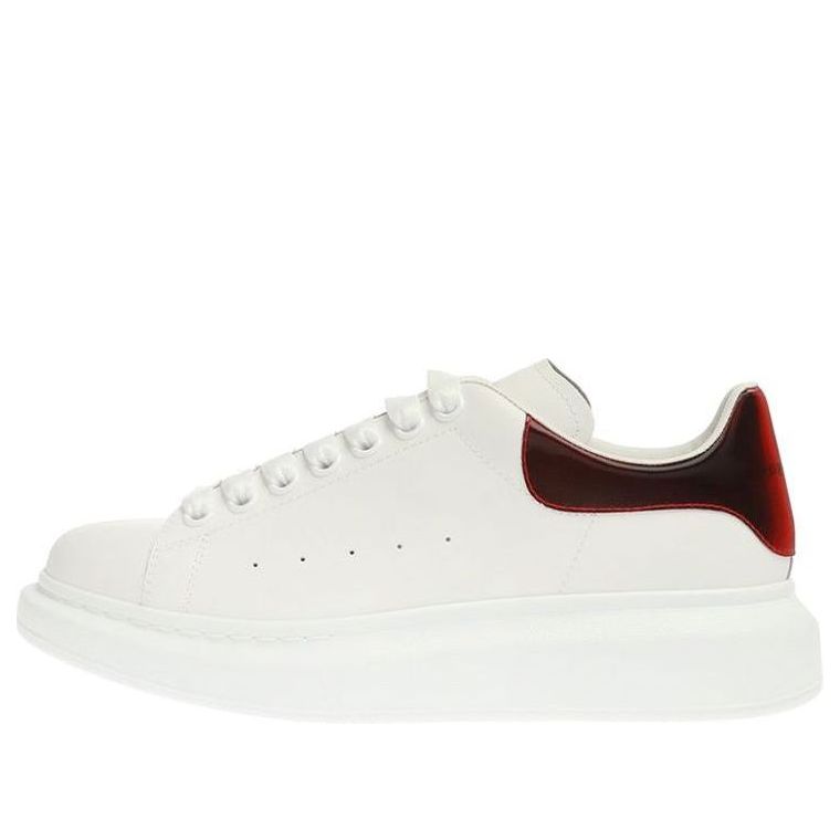 (WMNS) Alexander McQueen Oversized Sneaker 'White Lust Red' 553770WHXMW9676