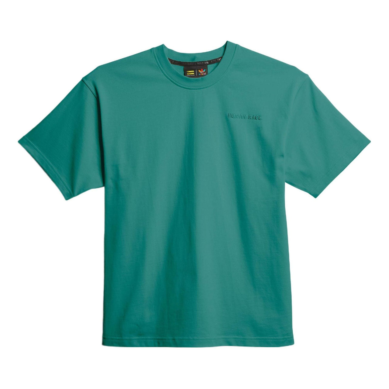 adidas x Crossover Solid Color Round Neck Pullover Short Sleeve Couple Style Green GM1955