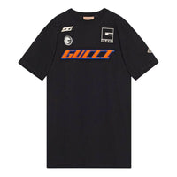 Gucci Moto Logo Long T-Shirt 'Black' 775503-XJGBN-1082