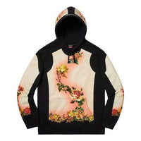 Supreme x Jean Paul Gaultier Floral Print Hooded Sweatshirt 'White Black Yellow' SUP-SS19-776