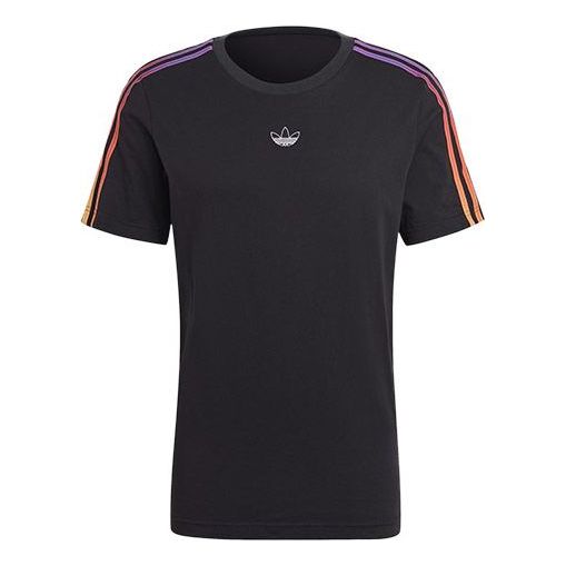 adidas originals Sprt 3 Stripe Tee Men's Black GN2423