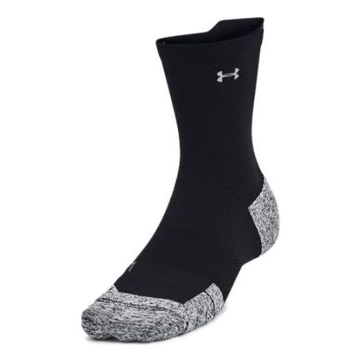Under Armour ArmourDry Run Cushion Mid-Crew Socks 'Black Grey' 1376076-001
