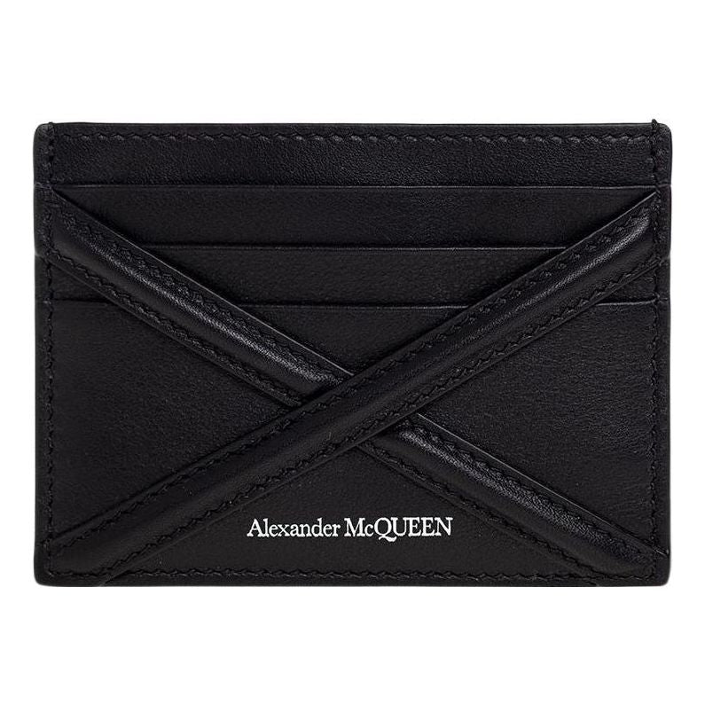 Alexander McQueen Harness Card Holder 'Black' 726324-1AAD0-1000