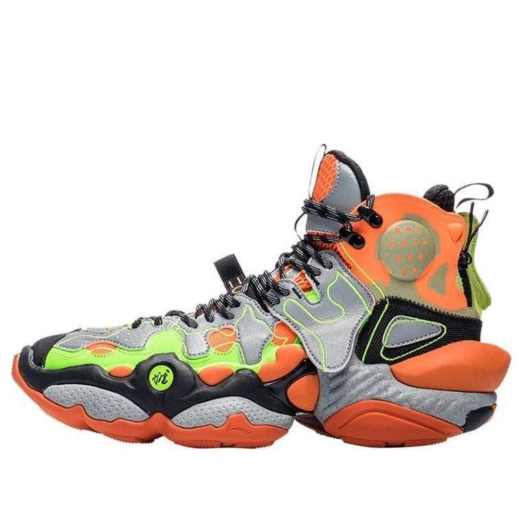 Li-Ning Reburn Ace Mid New York Fashion Week 'Orange Green Black' AGBP091-12