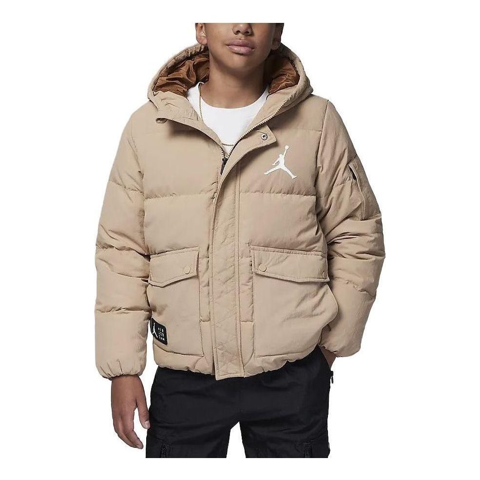 (GS) Air Jordan Essentials Statement Down Jacket 'Beige' FV2824-200