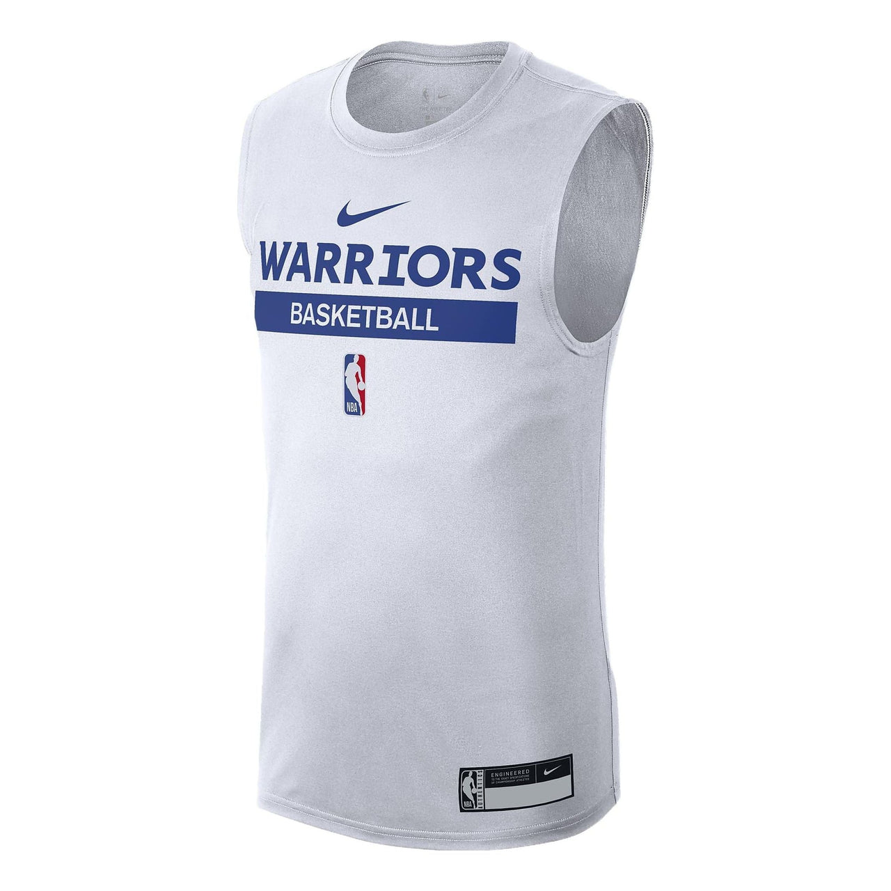 Nike x NBA Golden State Warriors Sleeveless Practice T-Shirt 'White' DR6765-100