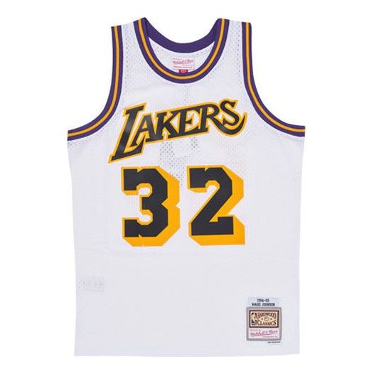 Mitchell & Ness NBA SW 84-85 32 SMJYGS20069-LALWHIT84EJH