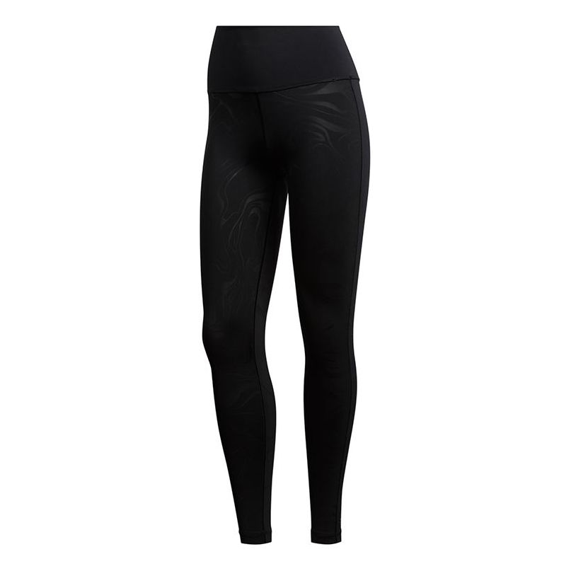 (WMNS) adidas Believe This Glam On Long Tights 'Black' GD1486