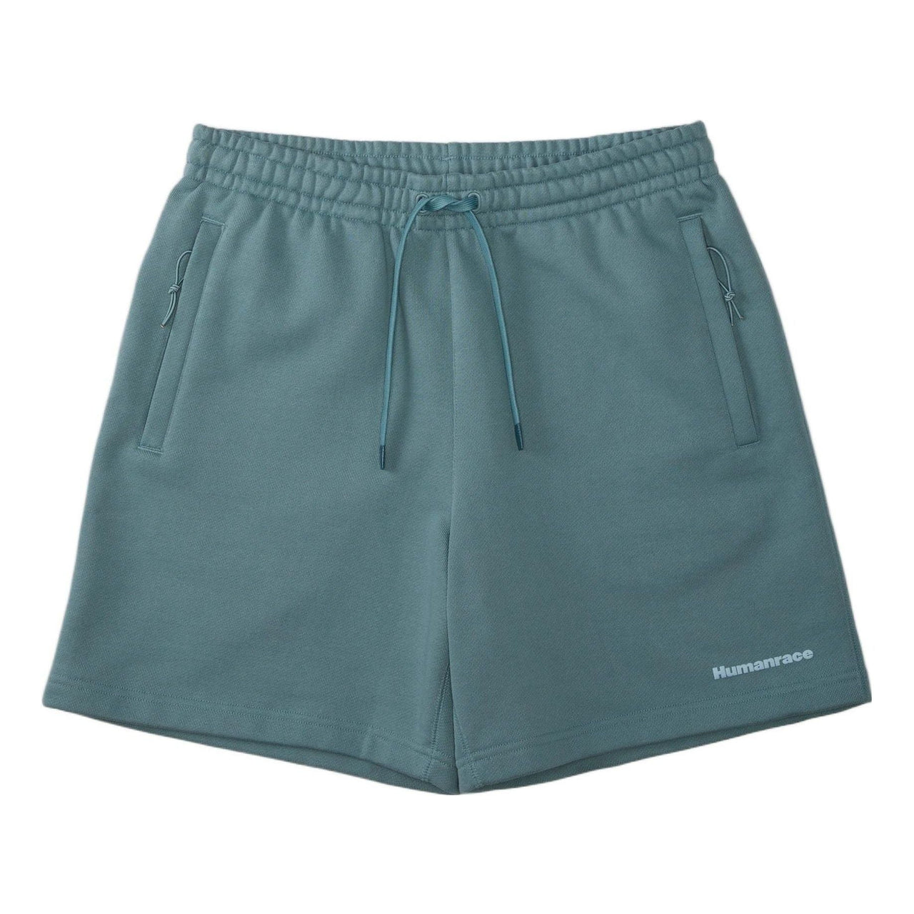 adidas x Pharrell Humanrace Small Logo Shorts 'Grey Blue' HJ7068