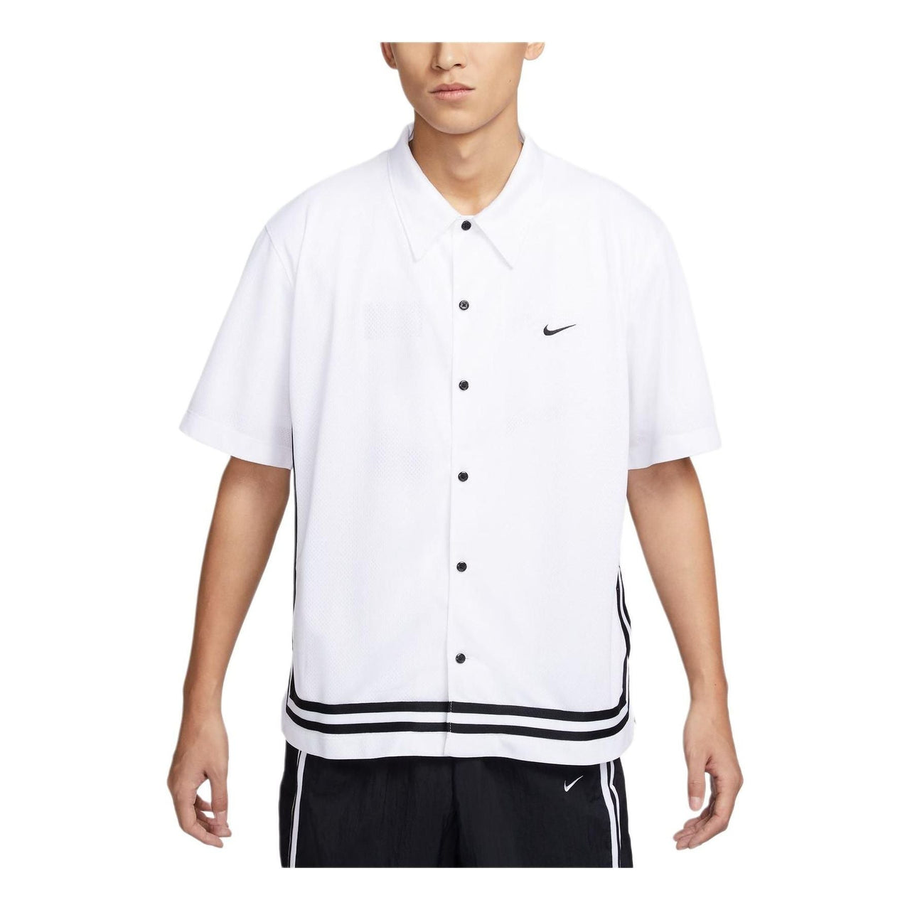 Nike DNA Crossover Dri-FIT Basketball Shirt (Asia Sizing) 'White Black' FN2876-100