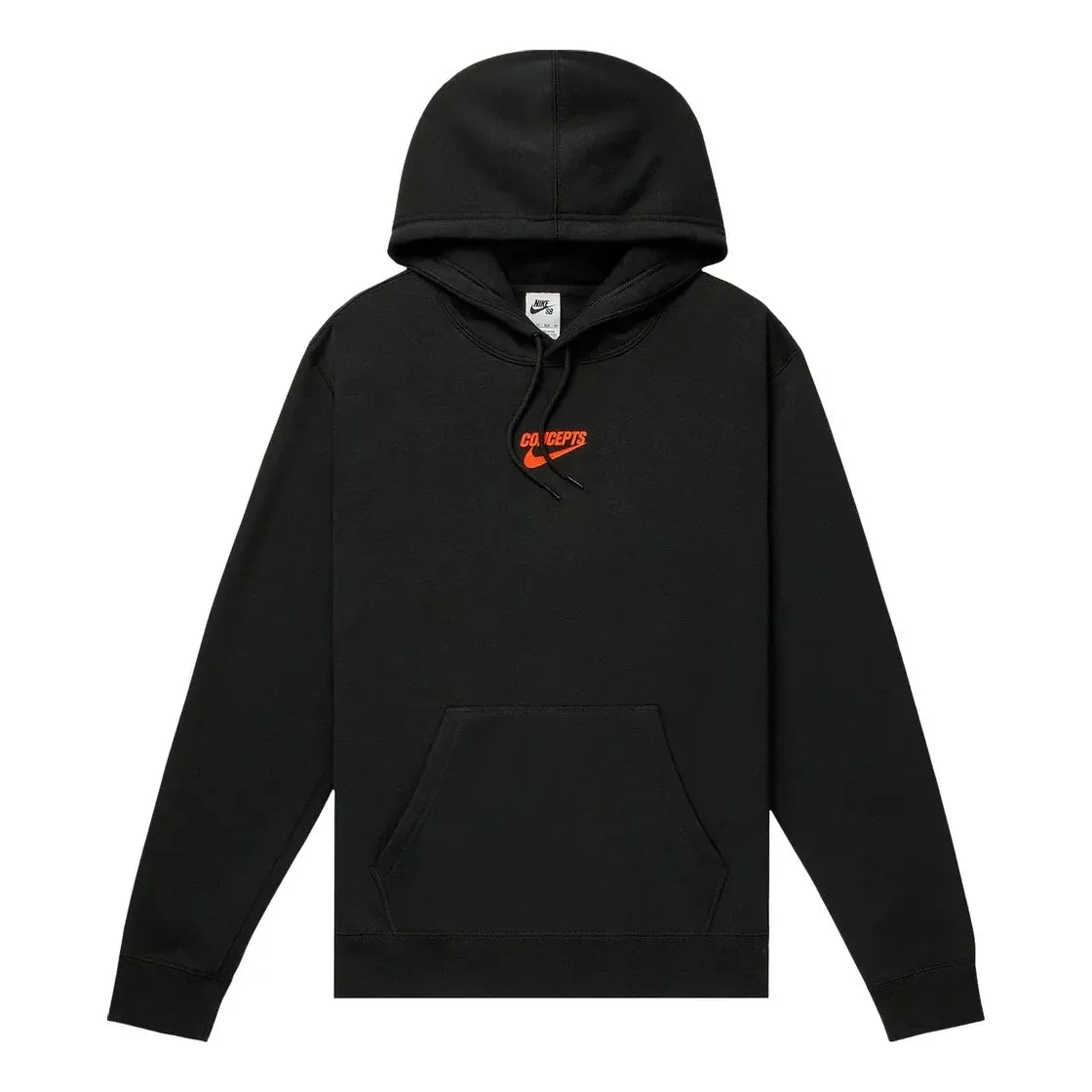 Nike SB x Concepts Fleece Hoodie 'Black Orange' DH2927-010