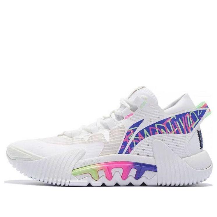 Li-Ning Badfive 2 Low 'White Rainbow' ABFT029-4