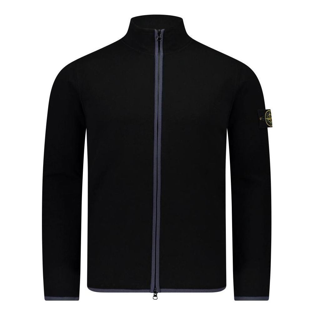 STONE ISLAND Logo Patch Zipped Jumper 'Black' 7915503A1-V0029