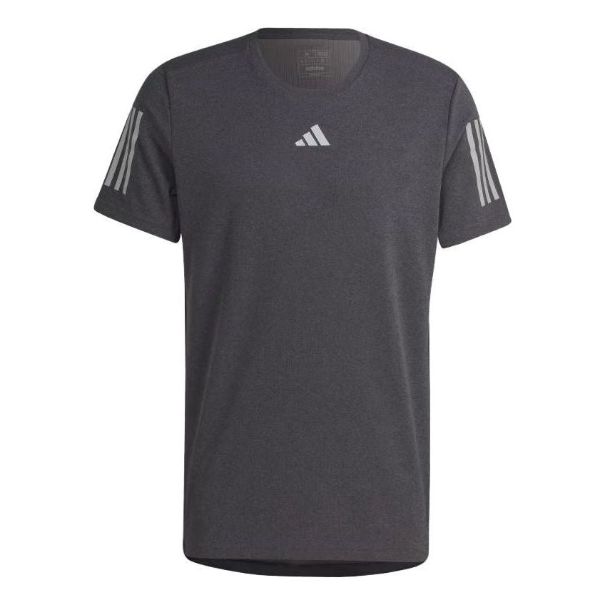 adidas Own The Run Heather T-Shirts 'Black' HR6617