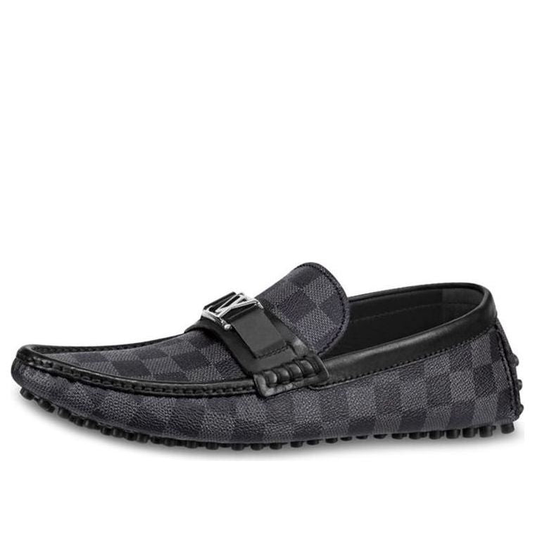 LOUIS VUITTON Hockenheim Moccasin Shoes 'Grey' 1A4OIF