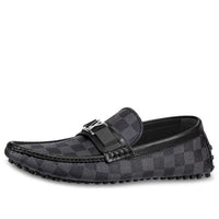LOUIS VUITTON Hockenheim Moccasin Shoes 'Grey' 1A4OIF