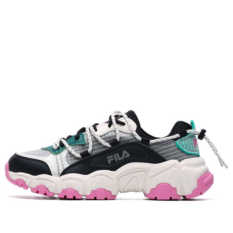 (WMNS) Fila Fusion Shoes 'Black Green' T12W125202FBG