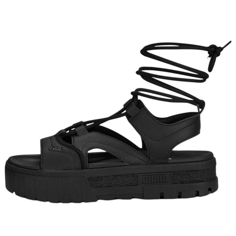 (WMNS) PUMA Mayze Sandal Laces 'Black' 388950-02