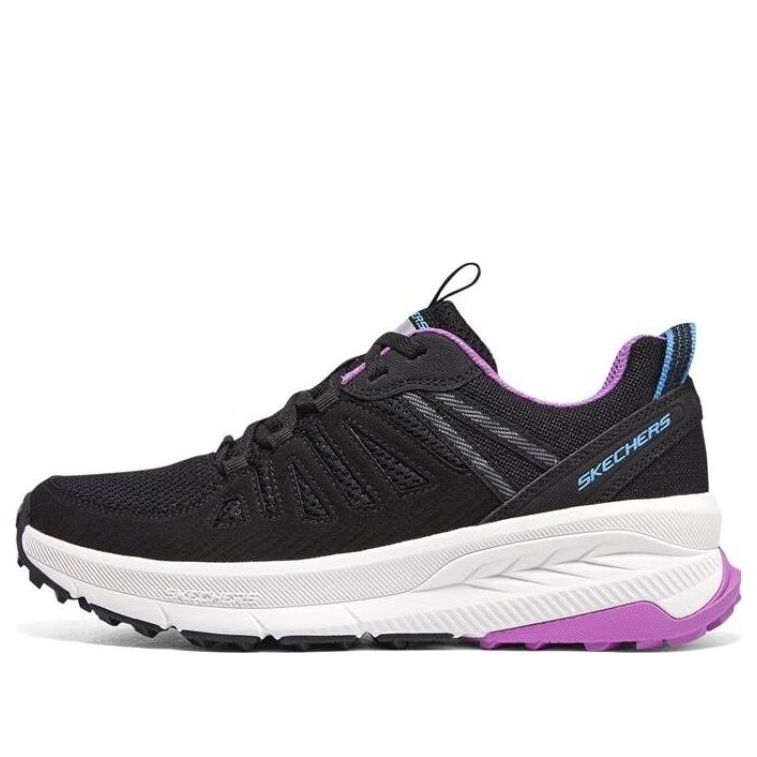 (WMNS) Skechers SWITCH BACK 'Black' 180162-BKPR