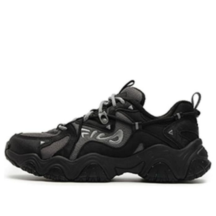 (WMNS) FILA Fluid 4 Sneakers 'Black Grey' F12W342117FWA