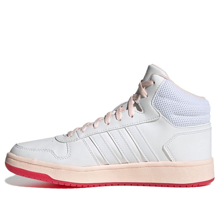 (WMNS) adidas Hoops 2.0 Mid 'White Power Pink' FW9355