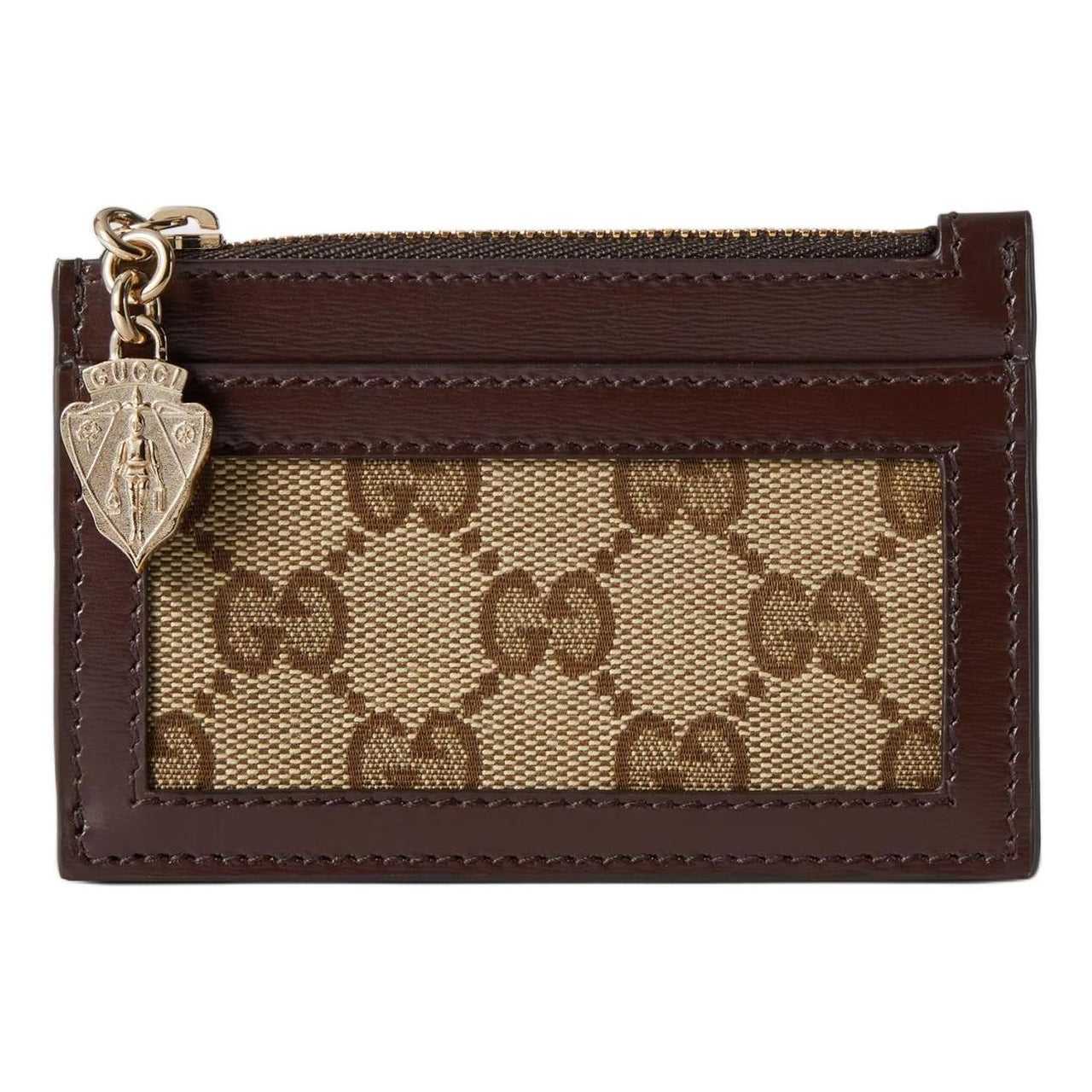 (WMNS) Gucci Luce Card Case Wallet 'Beige Ebony Canvas' 790033-FADHW-9742