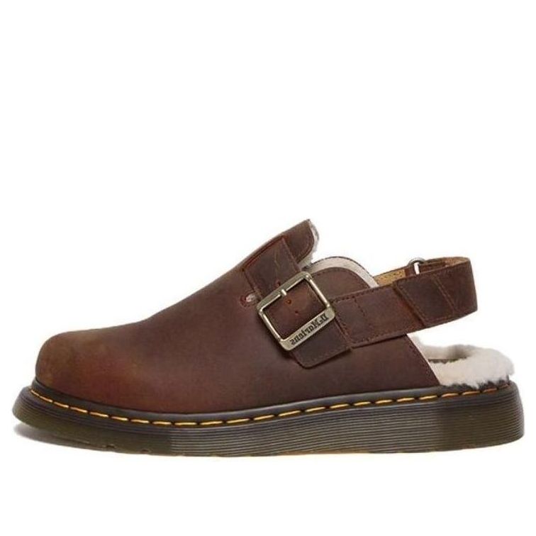 Dr. Martens Jorge II Faux Fur Lined Slingback Mules 'Warm Tan' 31060362