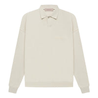 Fear of God Essentials SS22 Long Sleeve Polo Shirt 'Wheat' FOG-SS22-181