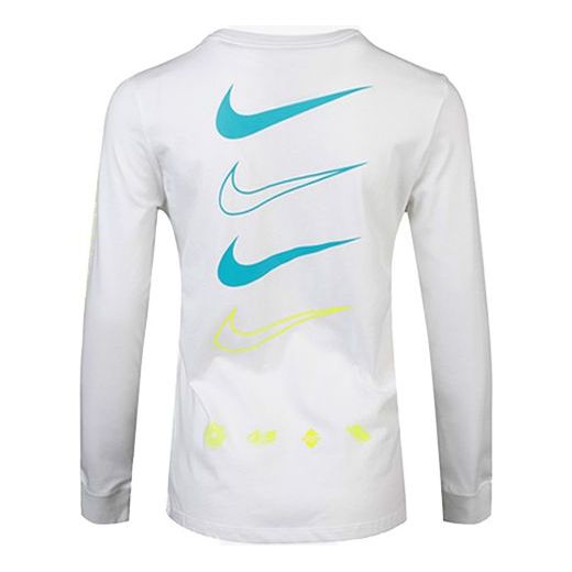 (WMNS) Nike Sportswear Round Neck Long Sleeves Casual White CV9174-100