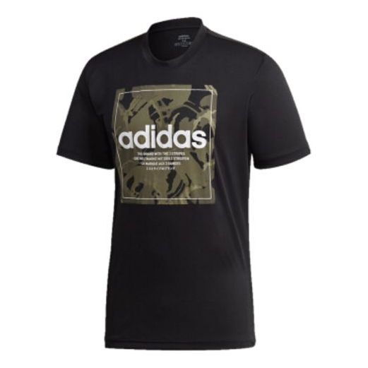 adidas Camo Bx T Training Sports Short-sleeve Tee Men Black GD5877