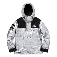 جاكيت تبادل معدني من Supreme x The North Face SS18 للجنسين باللون الفضي SUP-SS18-602